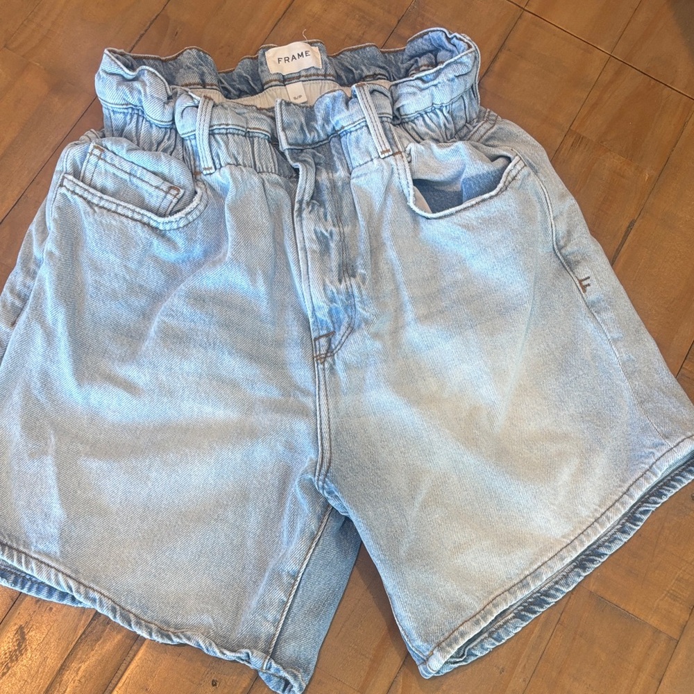 Frame Denim Light Blue Women's Shorts